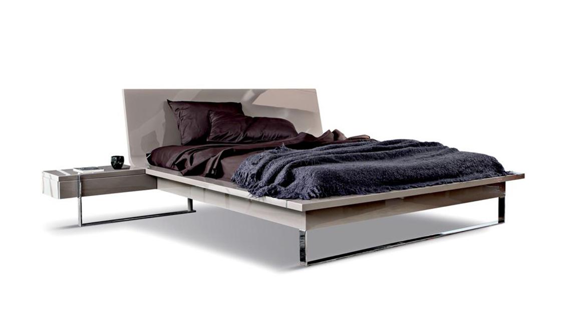 roche bobois,罗奇堡diapason bed with nightstands床